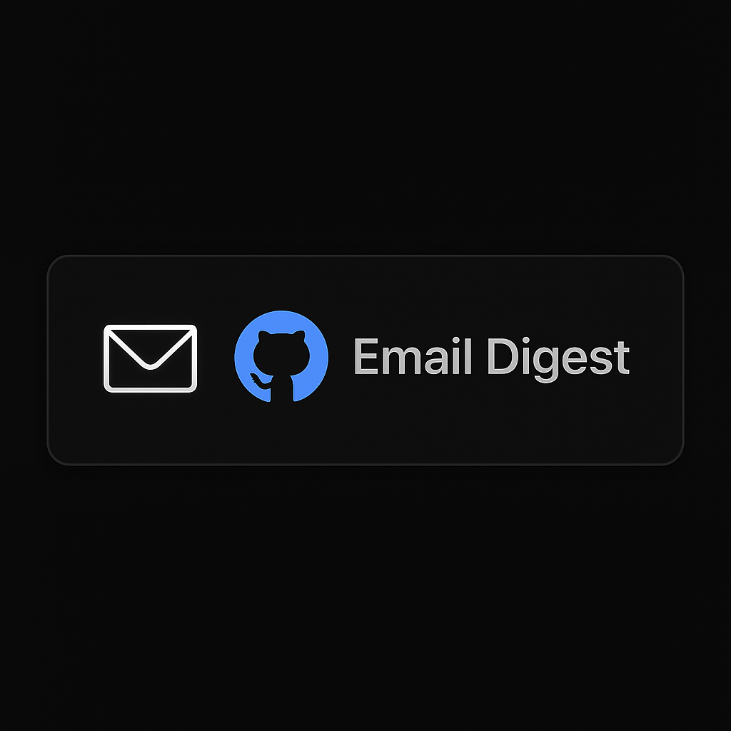 GitHub Email Digest
